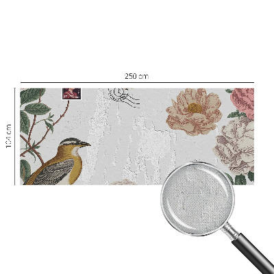 Stick-on wall mural Vintage flowers