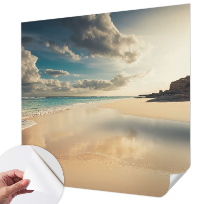 3D wall mural Sunny coast