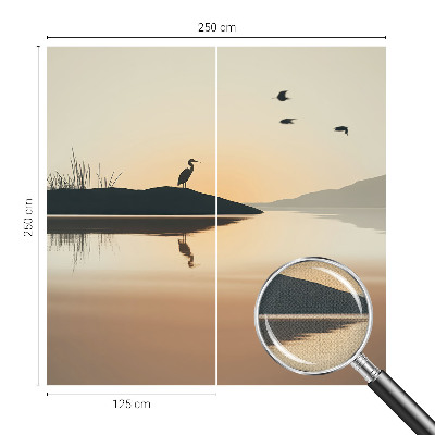 Peel and stick wall mural for kids' room Morning silence