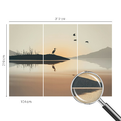 Peel and stick wall mural for kids' room Morning silence