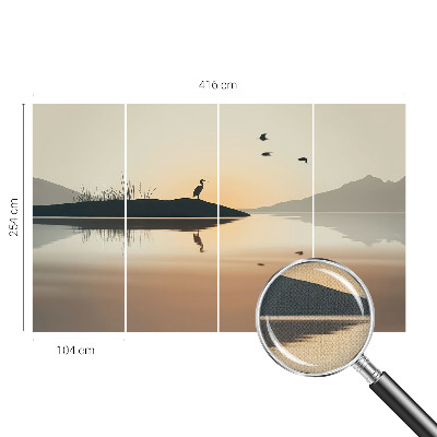 Peel and stick wall mural for kids' room Morning silence