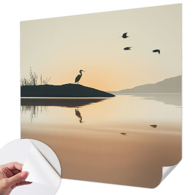 Peel and stick wall mural for kids' room Morning silence