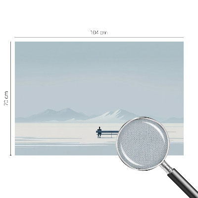 Nursery wall mural Minimalist landscape