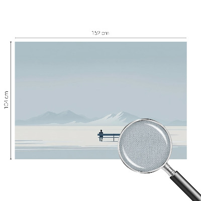 Nursery wall mural Minimalist landscape