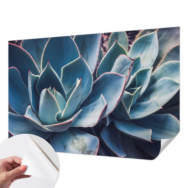 Children's wall mural Green aloe