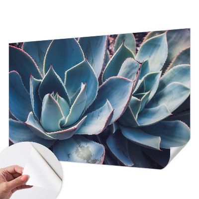 Children's wall mural Green aloe