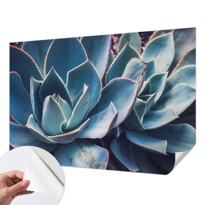Children's wall mural Green aloe