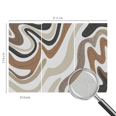 Peel and stick wallpaper mural Harmonious waves