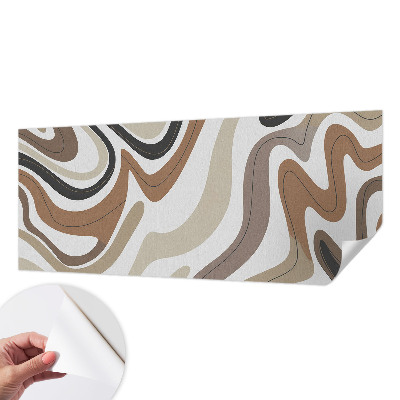 Peel and stick wallpaper mural Harmonious waves