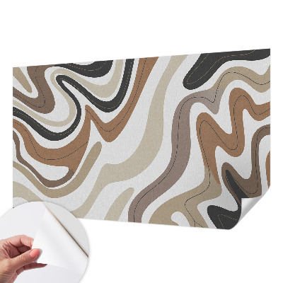 Peel and stick wallpaper mural Harmonious waves