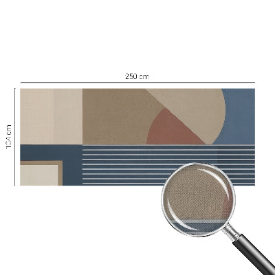 Self-adhesive wall mural Harmonious geometry