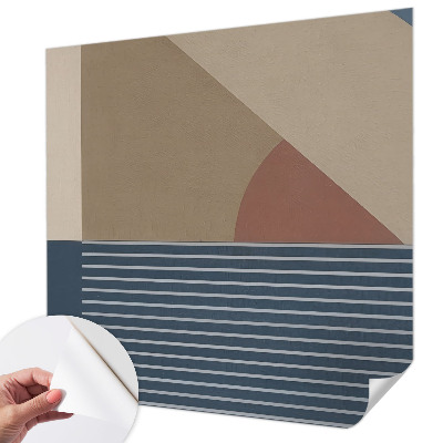 Self-adhesive wall mural Harmonious geometry