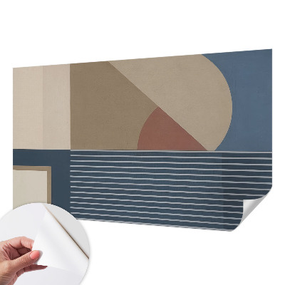 Self-adhesive wall mural Harmonious geometry