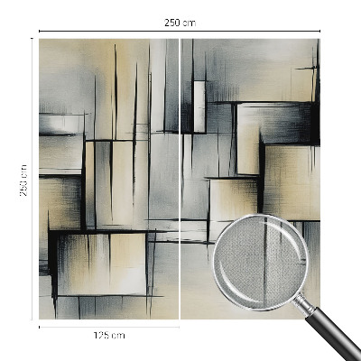 Children's wall mural Abstract geometry
