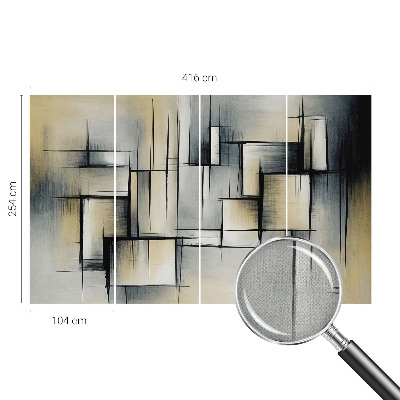 Children's wall mural Abstract geometry