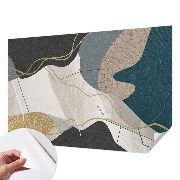Nursery wall mural Abstract forms