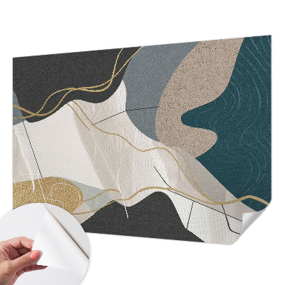 Nursery wall mural Abstract forms