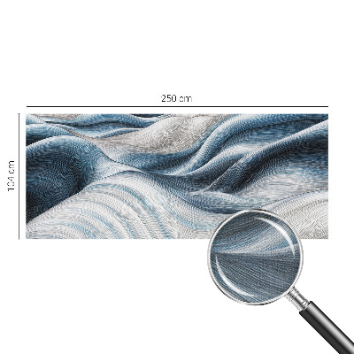 Removable wall mural wallpaper Soft waves