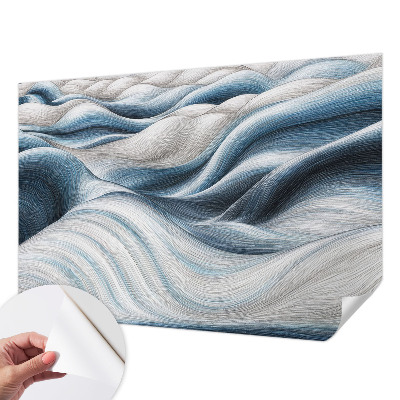 Removable wall mural wallpaper Soft waves
