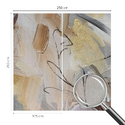 Self-adhesive wall mural Abstract composition