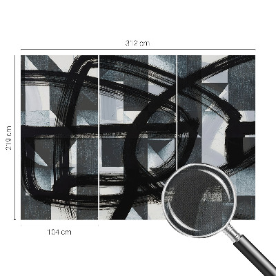 Self-adhesive photo wallpaper Expressive geometry