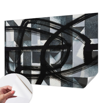 Self-adhesive photo wallpaper Expressive geometry
