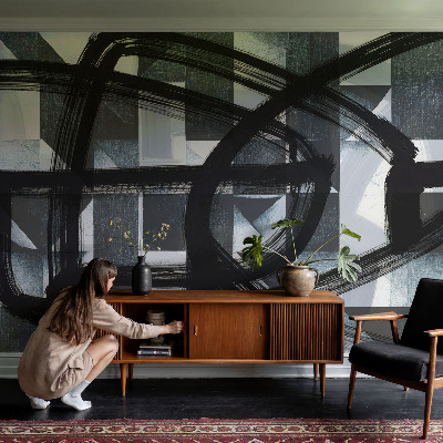 Self-adhesive photo wallpaper Expressive geometry