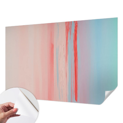 Peel and stick wall mural with the 