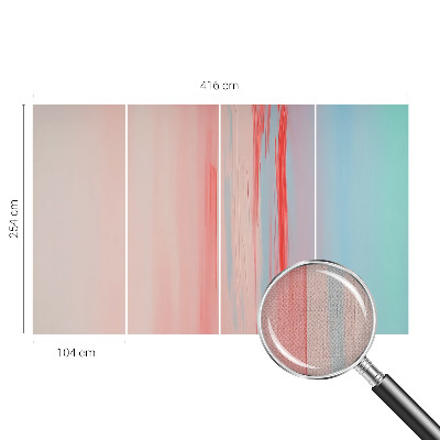 Peel and stick wall mural Colors of harmony