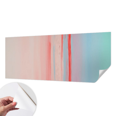 Peel and stick wall mural with the 