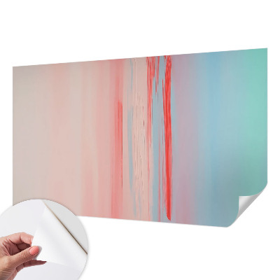 Peel and stick wall mural with the 