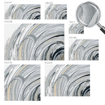 Peel and stick wallpaper mural with an abstract marble design