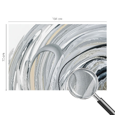 Peel and stick wallpaper mural with an abstract marble design