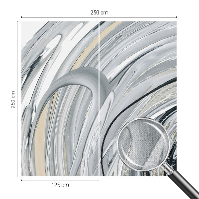 Peel and stick wallpaper mural with an abstract marble design