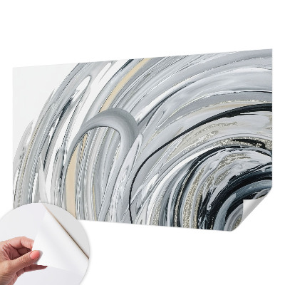 Peel and stick wallpaper mural Abstract marble
