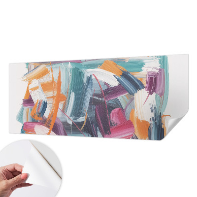 Stick-on wall mural Energetic strokes