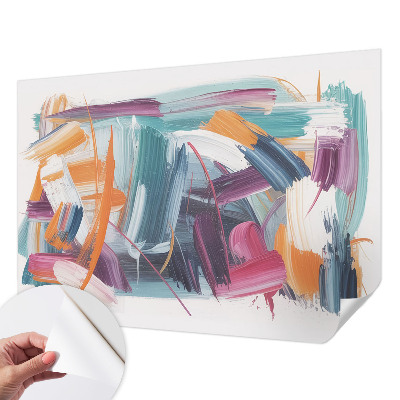 Stick-on wall mural Energetic strokes