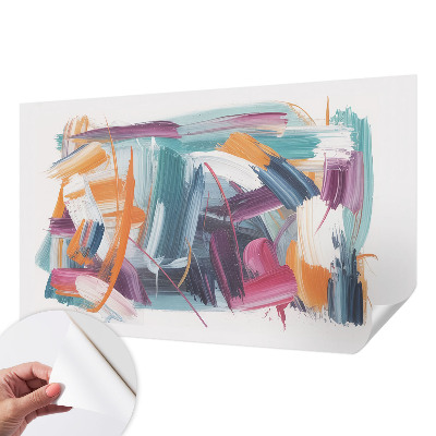 Stick-on wall mural Energetic strokes