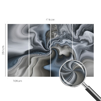 Self-adhesive wall mural Swirling clouds
