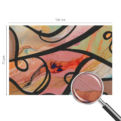 Removable wall mural Colorful movement