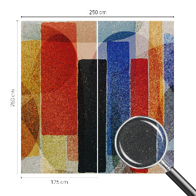 Removable wall mural wallpaper Geometric forms