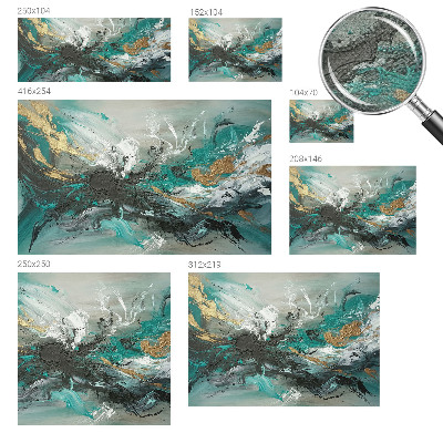 Peel and stick wall mural for kids' room with an artistic vortex design