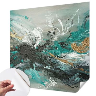 Peel and stick wall mural for kids' room Artistic vortex