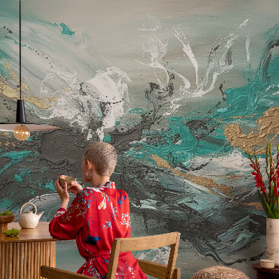Peel and stick wall mural for kids' room Artistic vortex