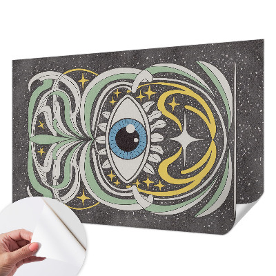 3D photo wallpaper mural Symmetrical eye
