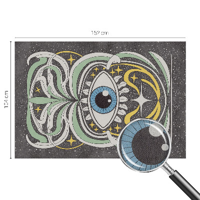 3D photo wallpaper mural Symmetrical eye