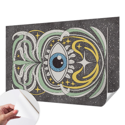 3D photo wallpaper mural Symmetrical eye