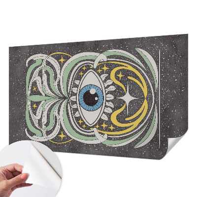 3D photo wallpaper mural Symmetrical eye