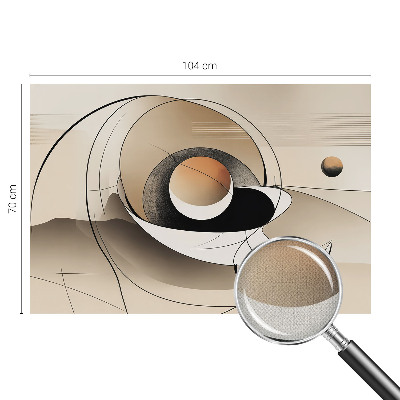 3D wall mural Harmonious abstraction