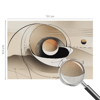 3D wall mural Harmonious abstraction